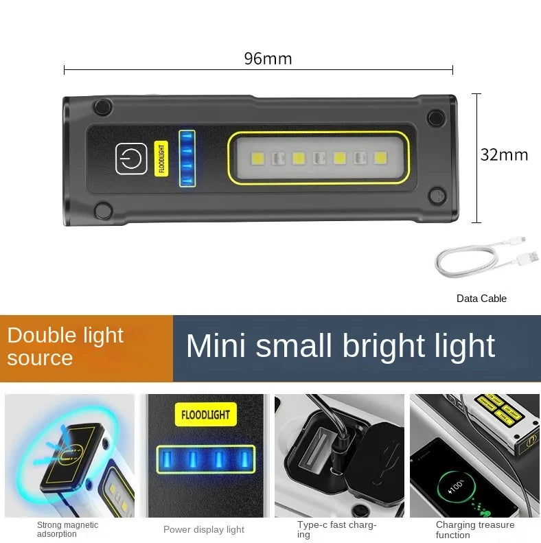 torche led rechargeable camping randonnee pêche lumiere intense résistante chocs