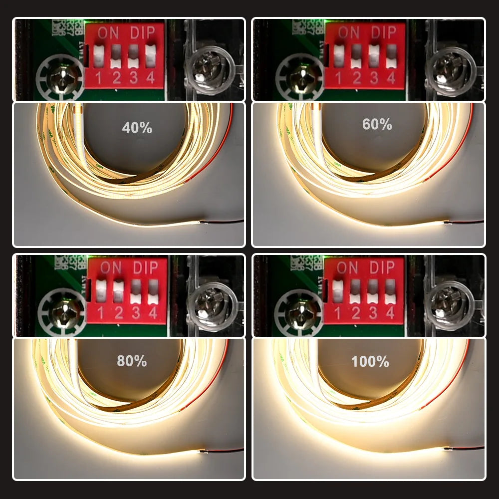 transformateur éclairage led 12v 24v 100w 150w 200w 300w 400w marron moderne