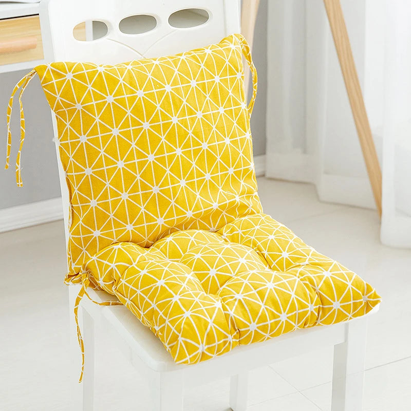 coussin siège mousse mémoire forme motifs floraux gris clair confortable travail étude maison