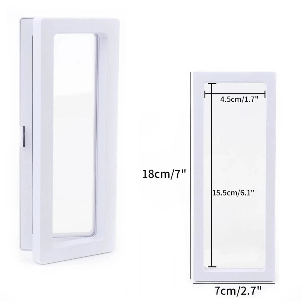 boîte présentation bijoux noir blanc contemporaine mat clips grille tailles différentes