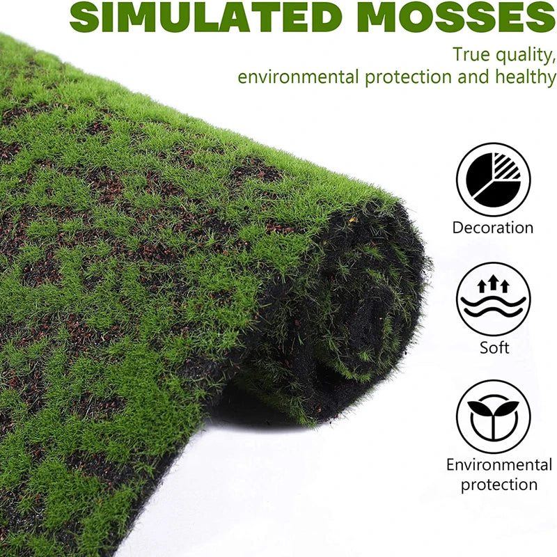 tapis artificiel fausse herbe mousse verte moderne décoration extérieure fête mariage prénuptiale adhésif naturel