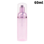 flacons pulvérisation mousse 60ml vert rose noir marron blanc transparent modernes rechargeables voyage