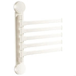 porte serviettes pliable blanc moderne ventouses serviettes incluses suction cups