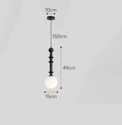 lampe suspendue moderne noire blanche texture mat pendentif chambre salon éclairage led facile