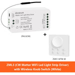 contrôleur bande led blanc moderne alexa google smartthings homekit rgb cw ww