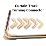 connecteur rail rideau blanc moderne quincaillerie decoration fenetre plat lisse invisible fixe