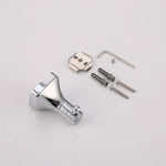 porte serviettes mural chrome vis fixations moderne salle bains accessoire métal lisse