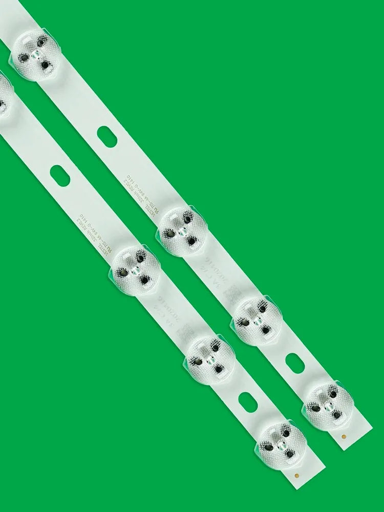 bande lumineuse led éclairage spécial moderne blanc lisse 575mm 11led 2pcs connecteurs
