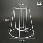support lampe moderne grille fleurs blanc opacité bricolage fixations invisibles abat jour