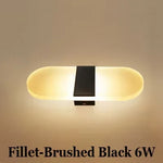 lampe murale moderne led blanc noir doré rectangulaire carré ovale mur fixe éclairage maison
