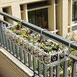 bac fleurs suspendu moderne spirale doré clips noir assemblage métalextérieurintérieurDecorationJardinPlantesSucculentes