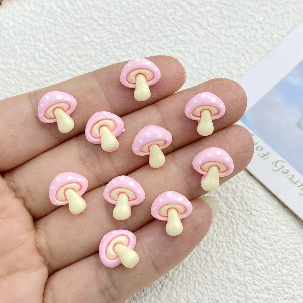 boutons manchette résine rouge rose jaune bleu clair points blancs décoratifs enfantins 14+