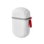 boîte rangement transparent moderne plateau drainage produits toilette portable minimaliste