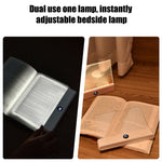 lampe lecture led rechargeable nuit table livre écran lcd usb charge boutons blanc