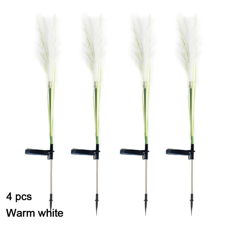 lumière artificielle verte feuilles blanches lumineuses moderne vacancesextérieur decoration solaire ip65 abs led