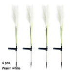 lumière artificielle verte feuilles blanches lumineuses moderne vacancesextérieur decoration solaire ip65 abs led