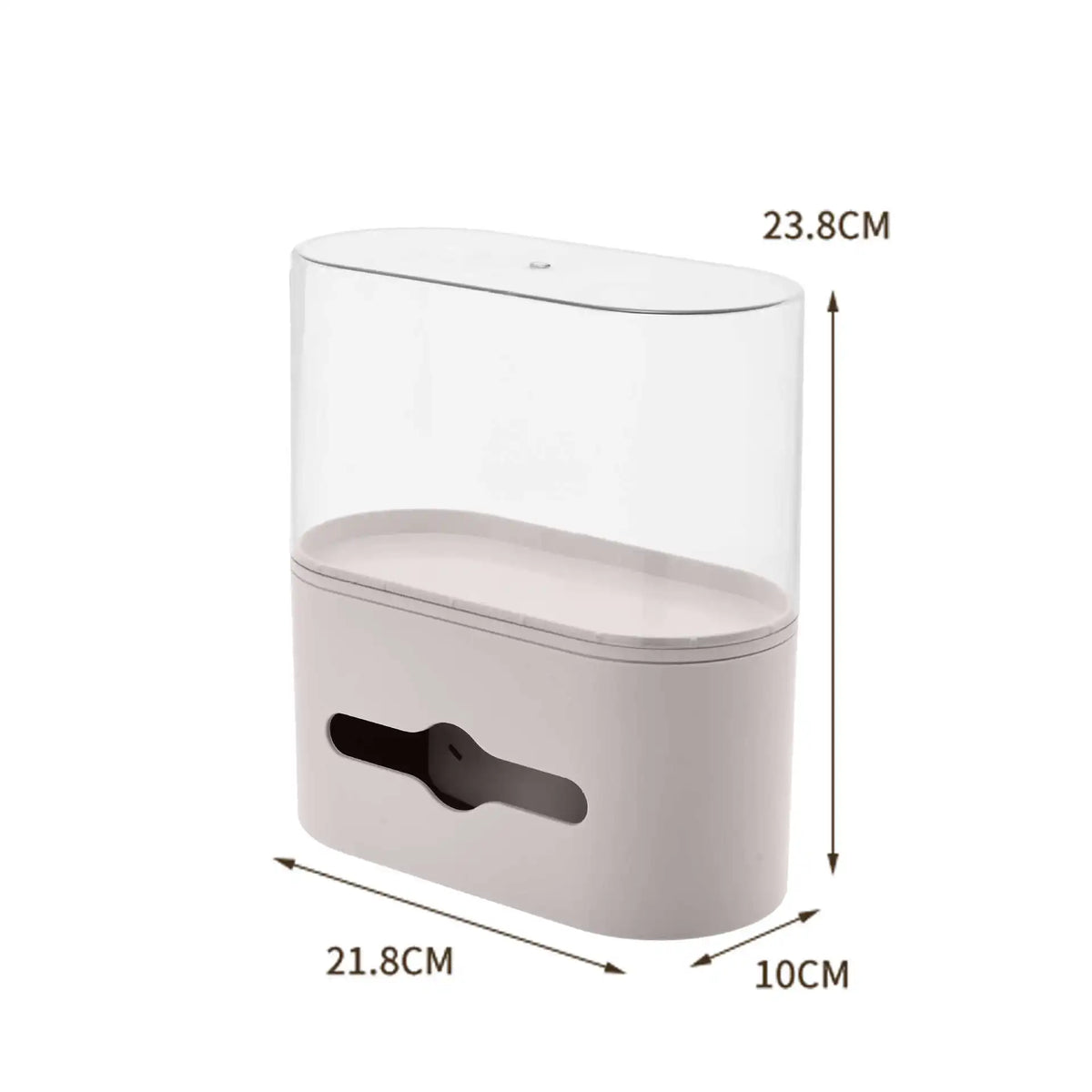 boîte mouchoirs transparente figurines lapins collection moderne rangement vinyle anti poussière