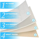 sticker mural brique blanc moderne adhésif 10 pièces 35cm 38.5cm