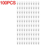 pinces alligator argentées clips métalliques robustes rideaux 100 pièces