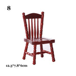 chaises table miniature blanches modernes minimalistes bois enfants jouets