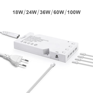 transformateur alimentation led 12v 110v 250v ac blanc moderne câble eu indicateur bleu connecteurs