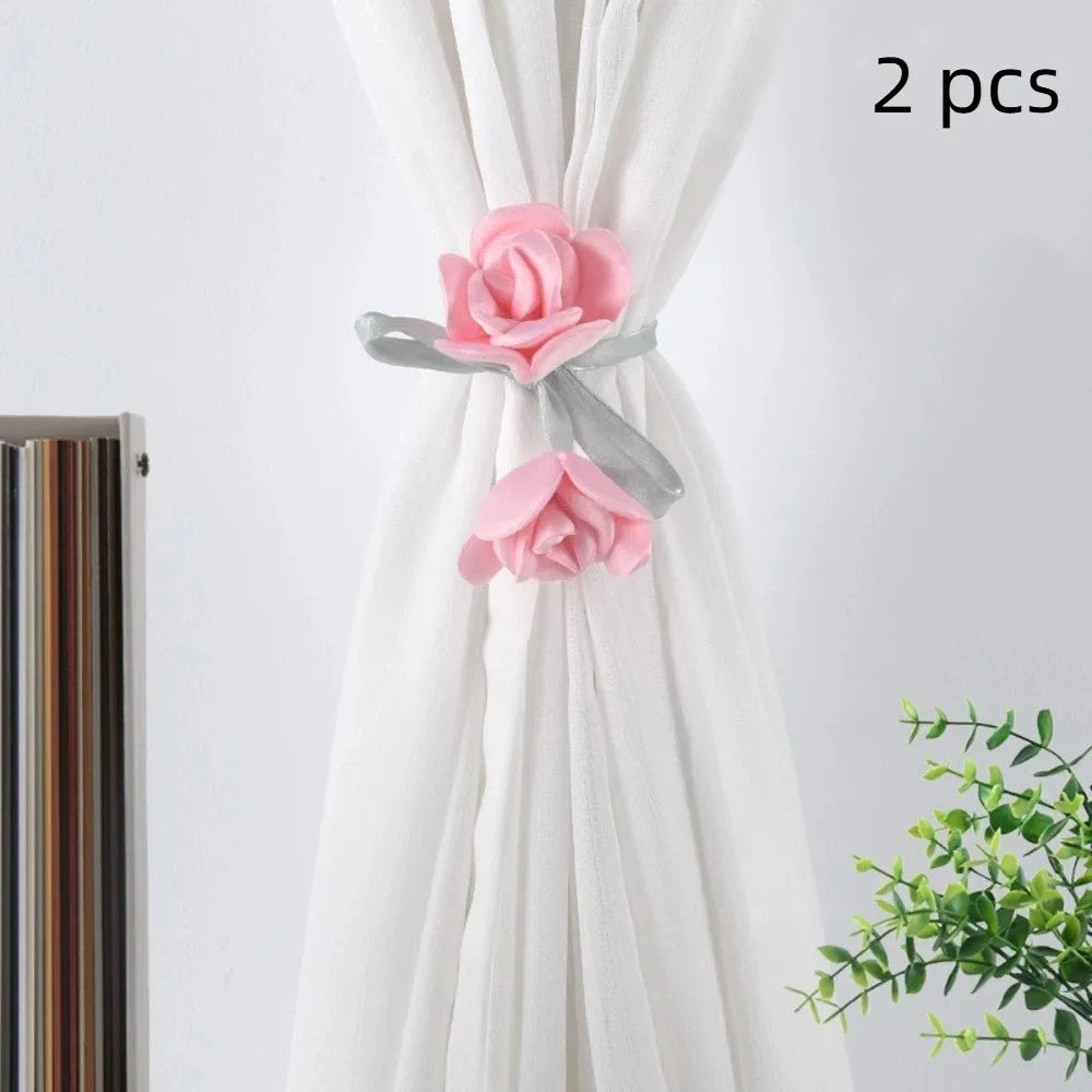 rubans fleurs tulipe couleur rose beige jaune vert clair décoratifs ajustables intérieurextérieur