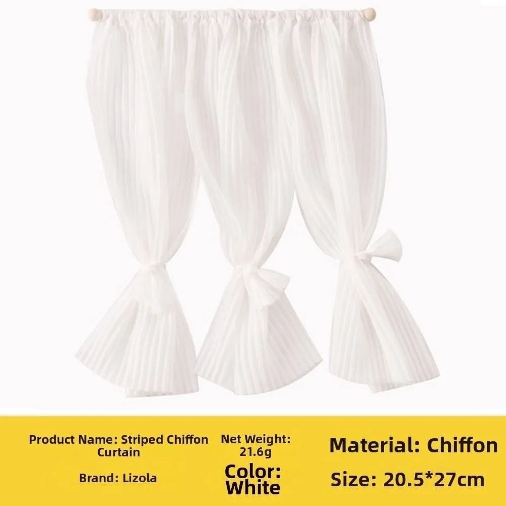 rideaux blancs fleurés dentelle vintage opaques transparents animaux nature maison poupée romantique