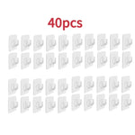 crochet mural transparent adhésif pvc moderne porte serviettes porte clés support charge lourde organisation