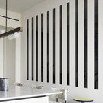 rubans miroirs adhésifs dorés modernes décoration murale élégante noir argenté