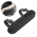 coussin soutien dos tissu noir mousse mémoire forme velcro confortable ergonomique gaming