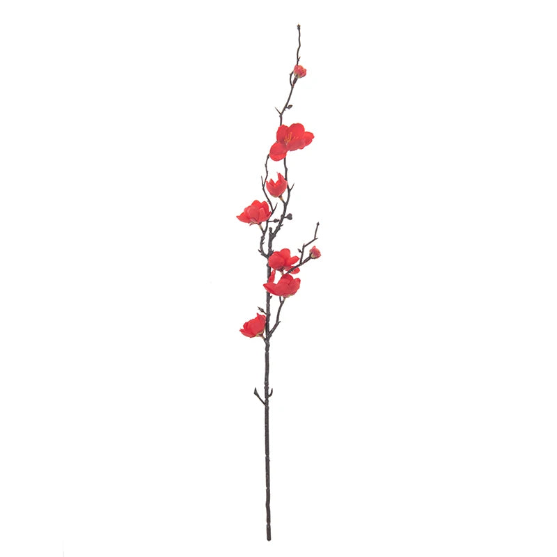 bouquet fleurs artificielles prunier soie maison mariage anniversaire fête baby shower minimalistebranches noires