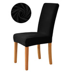housse chaise jacquard gris rose vert marron moderne adhésif polyester pliage salon mariage banquet