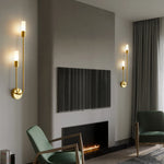 lampes murales modernes or noir blanc éclairage intérieur chambre salle manger LED minimalistes