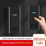 interrupteur mural smart noir gris indicateur lumineux certification vde ul rohs cqc