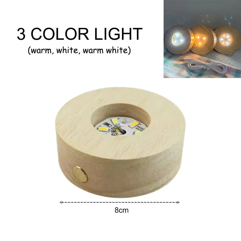 lampe table led bois naturel moderne minimaliste couleurs rechargeable tactile sans fil
