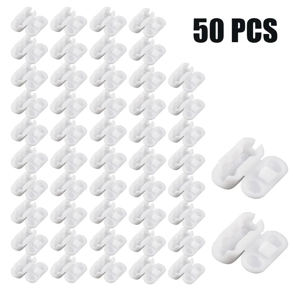 clips chaîne blancs blanches moderne store roulant extension connexion 10 30 50 pièces