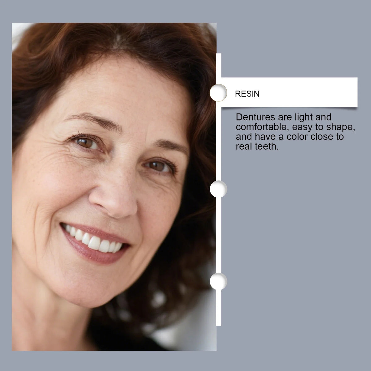 fausses dents adhésives ensemble décoration sourires blanc rose bleu violet vert
