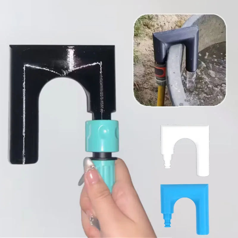 accessoire tuyau irrigation noir bleu blanc orange pratique robuste adhésif tuyau d'eau support organisation