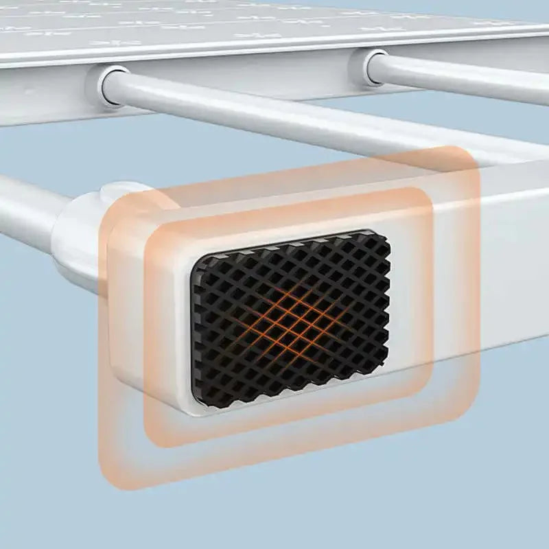 étagères modulables blanc motif fleurs modernes clips réutilisables acier durable 10x32 48cm