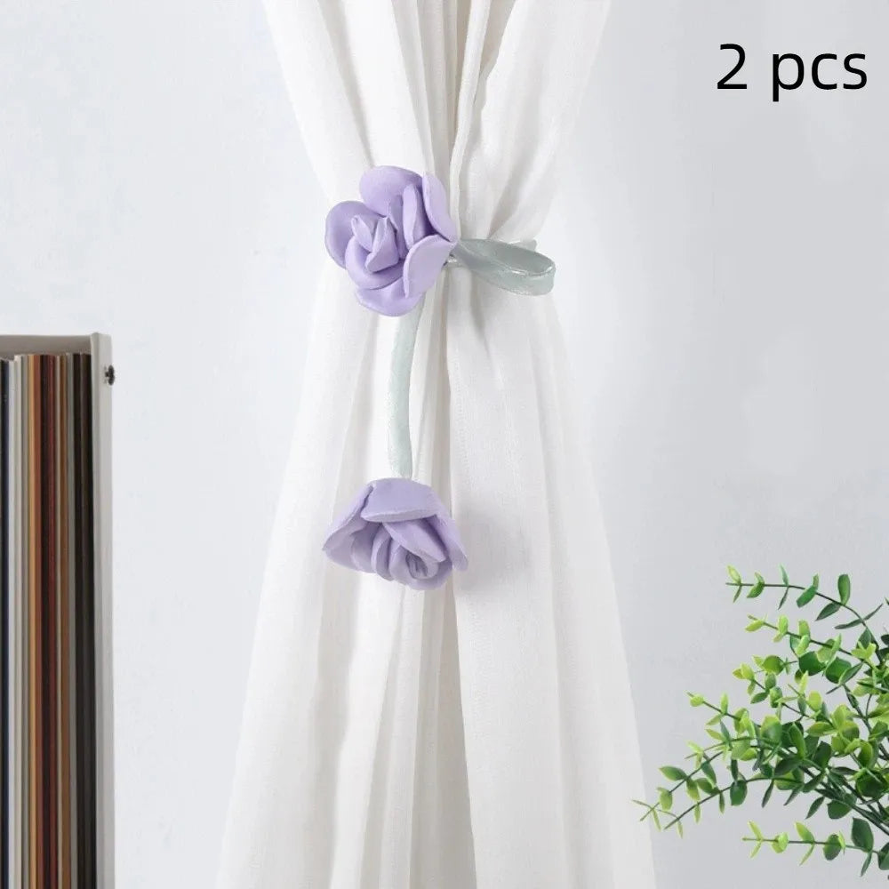 rubans fleurs tulipe couleur rose beige jaune vert clair décoratifs ajustables intérieurextérieur