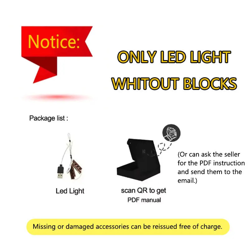lampe led moderne kit bricolage blanc jaune base rotative sans blocs lego echangement fil