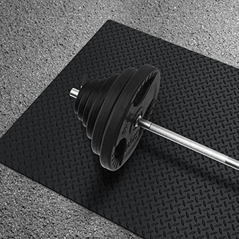 tapis sol noir diamanté industriel imperméable antidérapant garage extérieur bain voiture