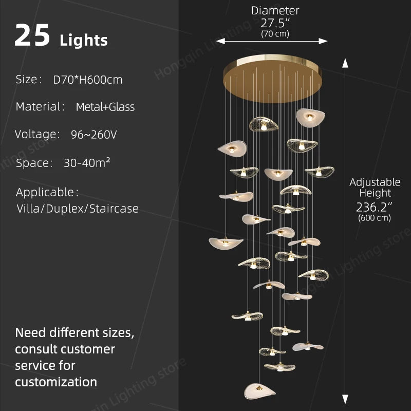 suspension lumineuse moderne pierre verre blanc doré led 4000k 3000k 6000k