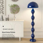 lampe sol moderne spirale verte rouge blanche grise bleue noire fer résine