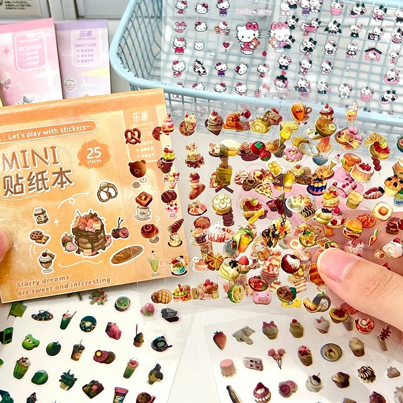 sticker kawaii mignon dessins animés fruits bonbons adhésifs scrapbooking agenda manucure nail art multicolore