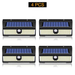 lampe solaire extérieure détecteur mouvement ip65 modes led moderne nickel brossé abs polycarbonate