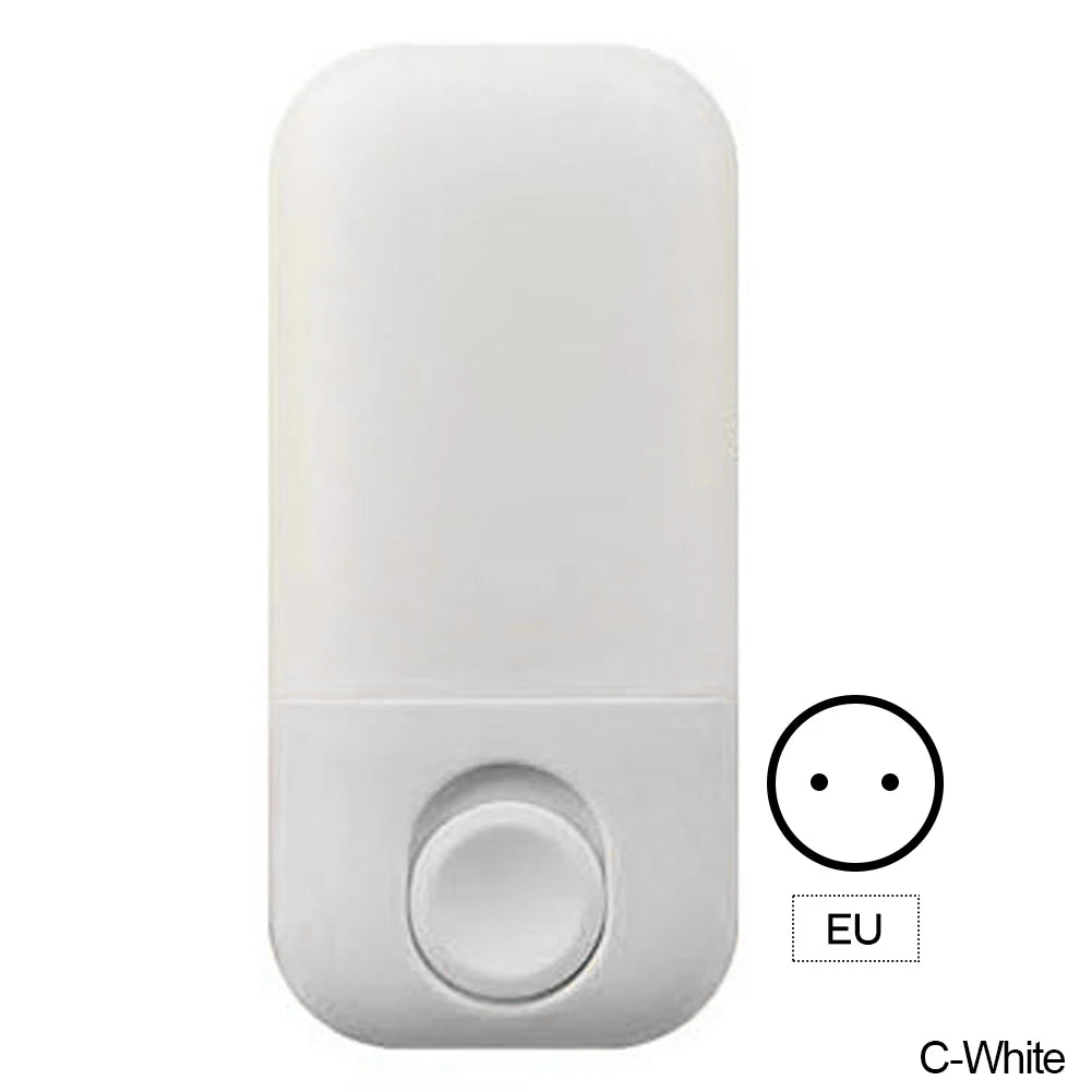 lampe nuit veilleuse led rose clair texture souple adhésif minimaliste contrôle filaire flux lumineux