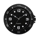 horloge murale classique numérique bleu abstraite quartz sans bruit salon