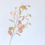 bouquet artificiel moderne feuilles rondes couleur rose beige blanc vert rouge décoration intérieureextérieur
