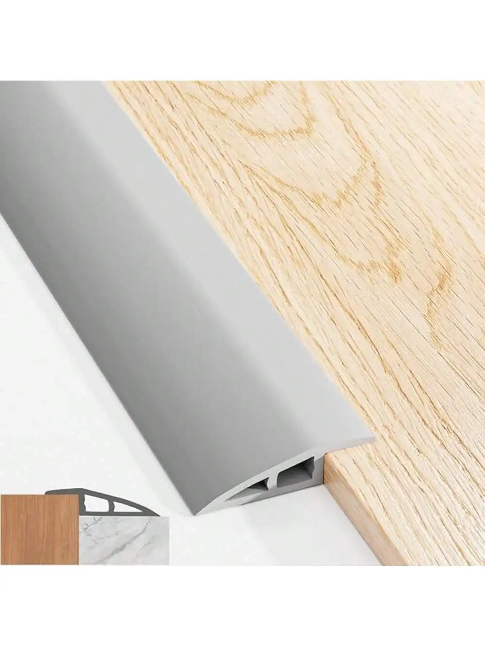joint transition sol pvc imitation bois adhésif noir moderne protection film rouge couteau